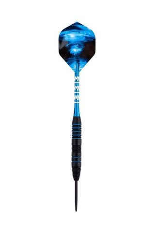 Jogo de 3 dardos profissionais com ponta plástica 22gr - Modelo Typhoon - Azul