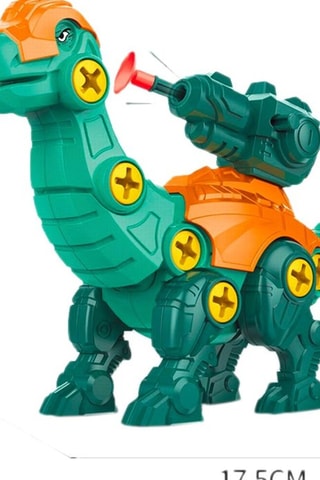 Dinossauros 3 em 1 para montar - Azul e verde