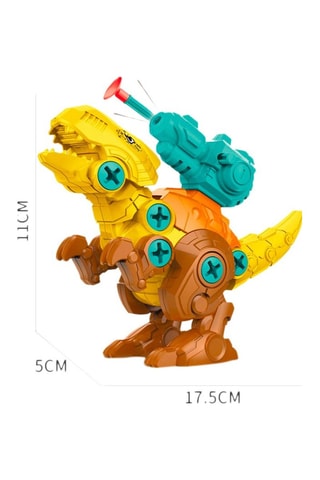 Dinossauros 3 em 1 para montar - Azul e verde