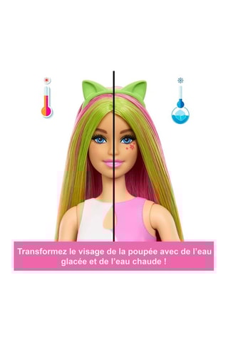 Barbie Pop Reveal Shakes - Boneca com gatinho