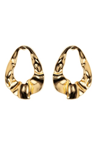 Créoles - Plaqué or jaune - Marc Malone