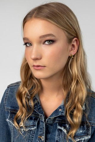 Puces - Plaqué or jaune