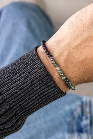 Bracelet - Agates mousse - Marc Malone