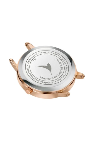 Montre à quartz en acier - Doré rose - Emily Westwood