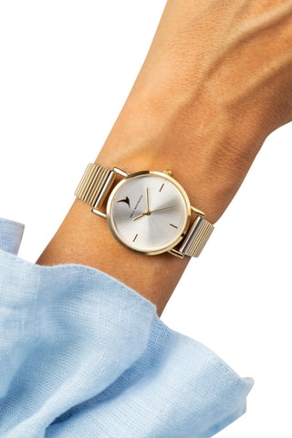 Montre à quartz en acier - Doré et argenté - Emily Westwood