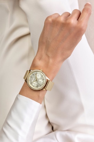 Relógio de quartzo em aço - Dourado - Victoria Walls