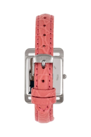 Montre à quartz en cuir et nacre