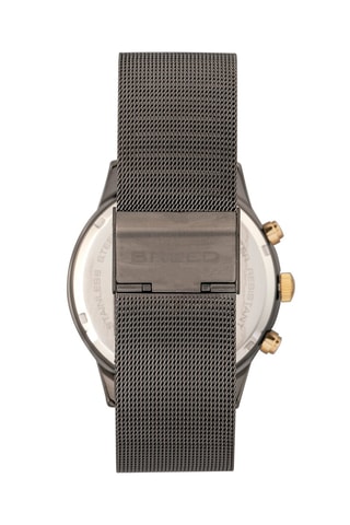 Legering Quartz Horloge Espinosa Donkergrijs en Goudkleurig