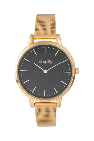 Montre à quartz en acier The 5800 - Doré et noir