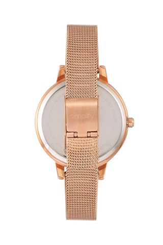 Stalen Quartz Horloge 5800 - Roségoudkleurig
