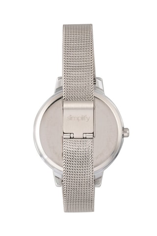 Stalen Quartz Horloge 5800 - Zilverkleurig