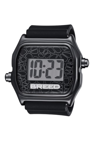 Silicone Digitaal Ringhorloge - Zwart