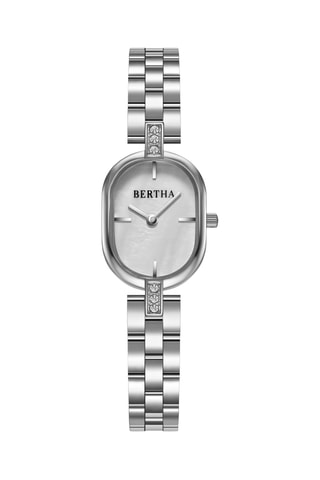 Montre à quartz en acier Lana - Argenté