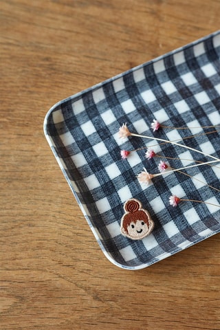 Broche Poppie - Marron