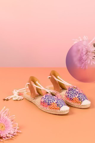 Espadrilles en cuir Nolan - Orange