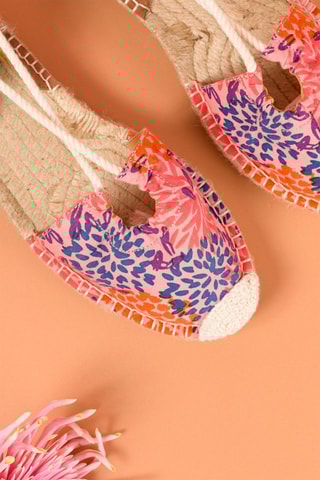 Espadrilles en cuir Nolan - Orange