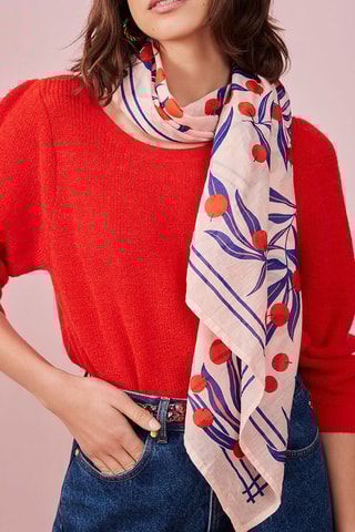 Pull en laine, mohair et alpaga Amelio - Rouge