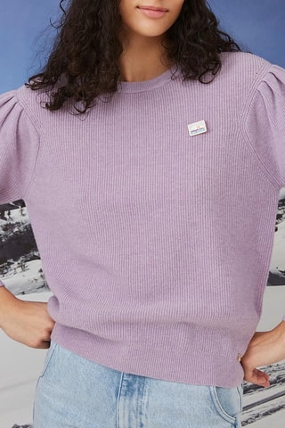 Pull en mérinos - Violet