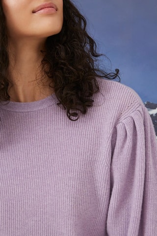 Pull en mérinos - Violet