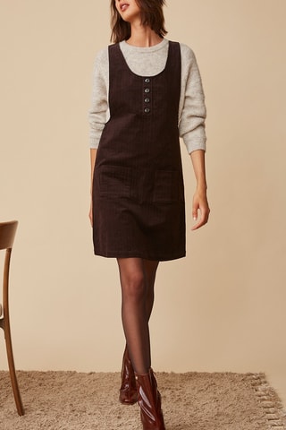 Robe chasuble - Marron