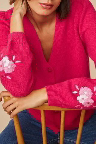 Gilet en laine - Rose