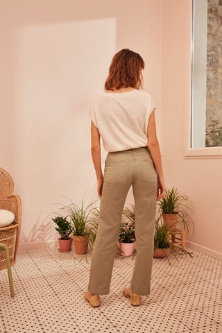 Pantalon droit Linon - Vert