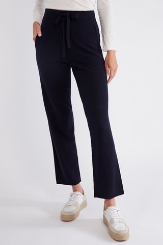 Pantalon en cachemire - Bleu marine