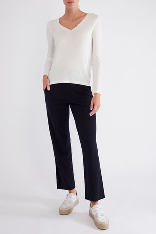 Pantalon en cachemire - Bleu marine