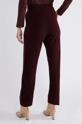 Pantalon wide legs - Marron