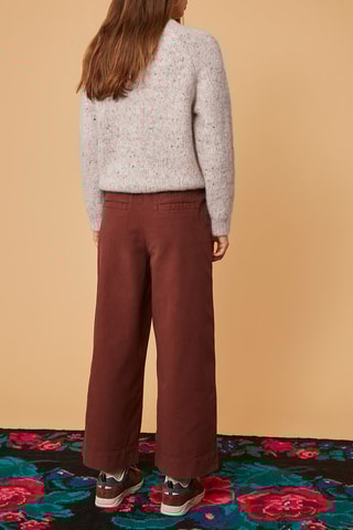 Pantalon droit - Marron