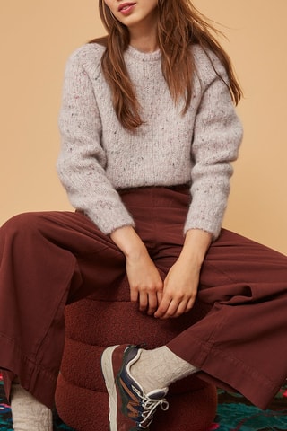 Pantalon droit - Marron