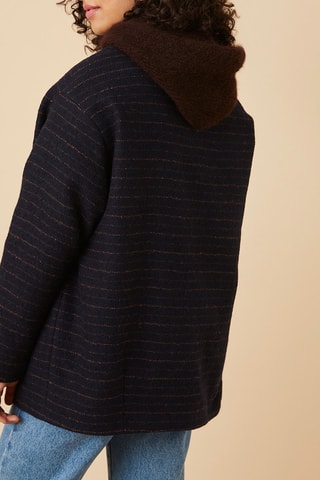 Manteau en laine - Bleu marine