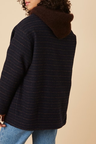 Manteau en laine - Bleu marine