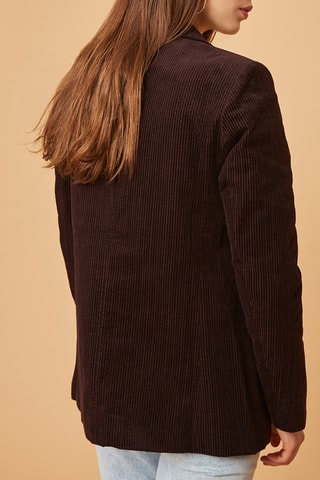 Veste en velours côtelé - Marron