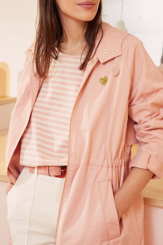 Parka à capuche Noemie - Rose