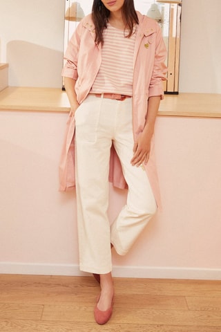 Parka à capuche Noemie - Rose