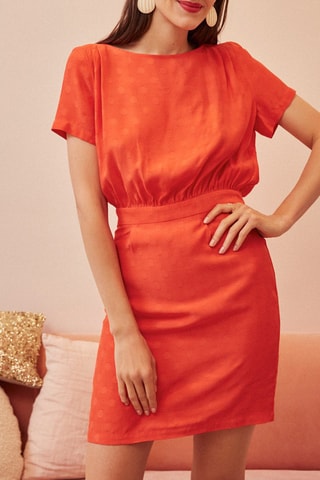 Robe droite Thilan - Orange