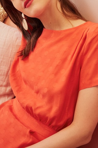 Robe droite Thilan - Orange