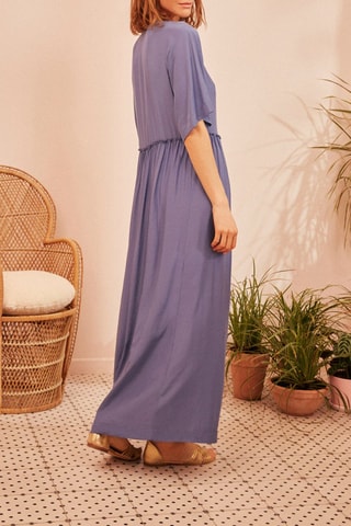 Robe longue Teorie - Bleu