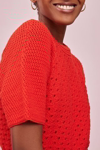 Robe fourreau Hibiscus - Rouge