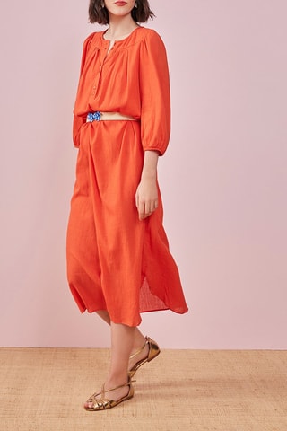Robe droite Tangerine - Orange