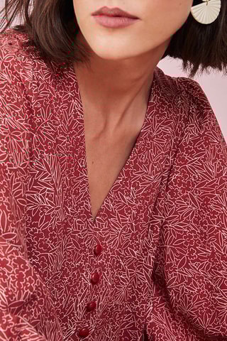 Robe trapèze Yoko Oud - Bordeaux