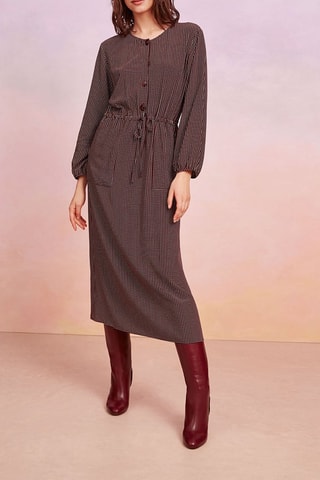 Robe longue Rizi - Marron