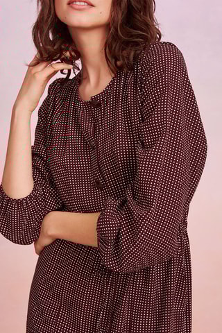 Robe longue Rizi - Marron