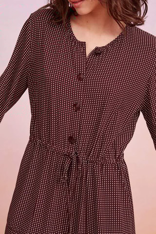 Robe longue Rizi - Marron