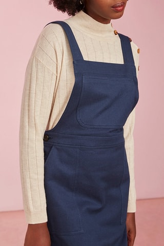 Robe-salopette Theys - Bleu