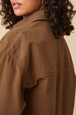 Surchemise oversize - Marron