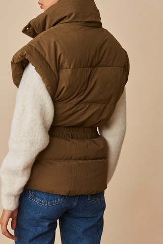 Doudoune sans manches - Marron