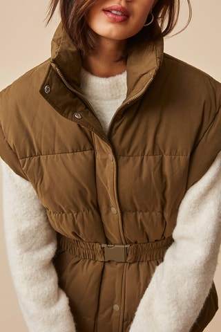 Doudoune sans manches - Marron