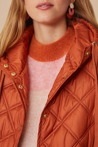 Doudoune longue - Rouille